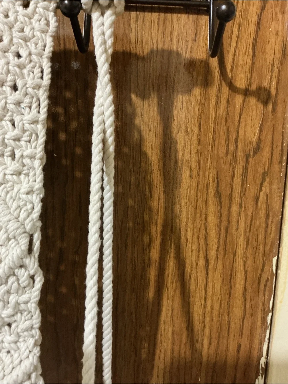 Handmade Cream Macramé Wall Hanging - Boho Home Decor